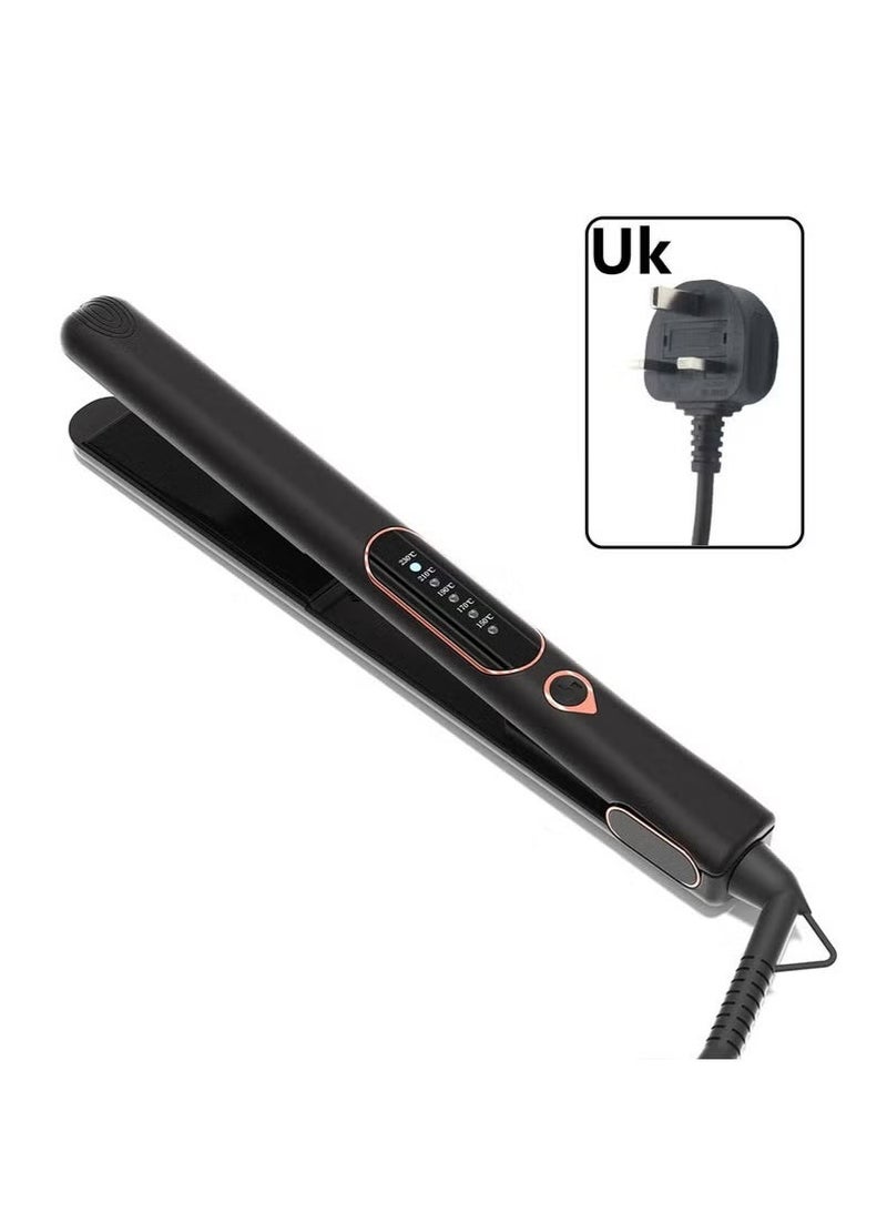 Ceramic Hair Straightener Fast Heat Titanium Hair Straightener for Stylish Styles 2-in-1 Hair Straightener and Curler Dual Voltage Styling Tool for Professional Salon Straightening/Curling/Waving - Image 3